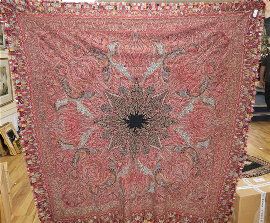 A Paisley table cloth 185 x 185cm